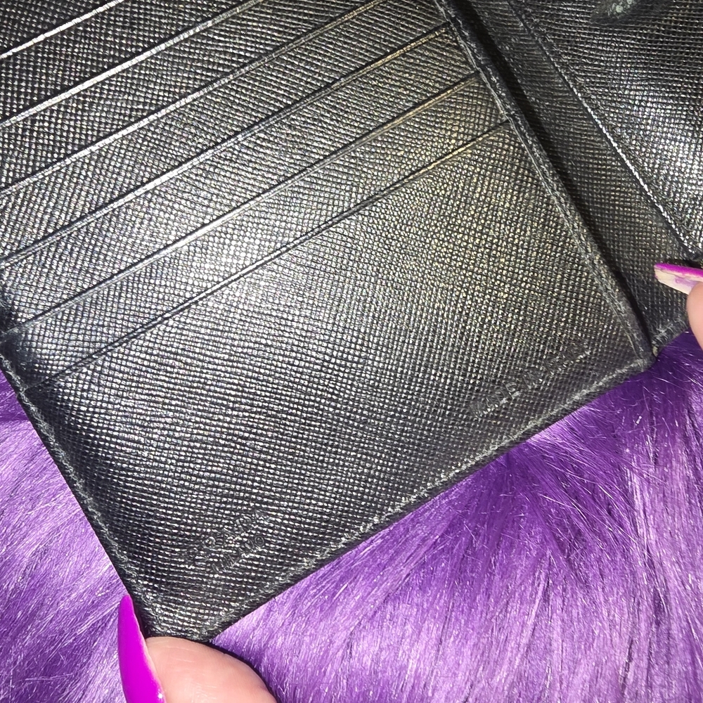 Prada Nylon Fold Wallet Black - Picture 7 of 8
